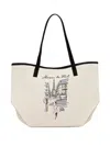 Karl Lagerfeld K/sketch Printed Tote Bag In White
