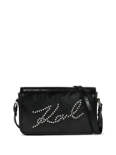 Karl Lagerfeld K/skuare Cross Body Bag In Black