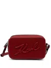 Karl Lagerfeld K/skuare Cross Body Bag In Red