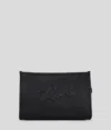 Karl Lagerfeld K/skuare Grainy Cosmetic Pouch