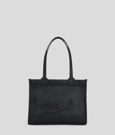 Karl Lagerfeld K/skuare Grainy Medium Tote Bag