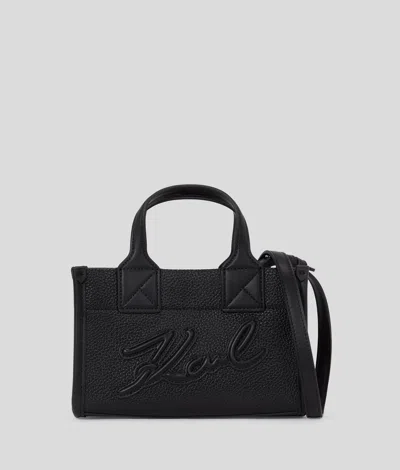 Karl Lagerfeld K/skuare Grainy Small Tote Bag