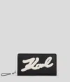 Karl Lagerfeld K/skuare Grainy Wallet