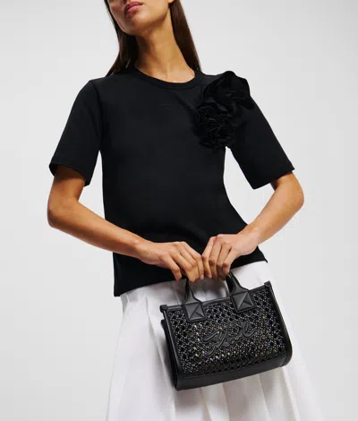 Karl Lagerfeld K/skuare Kleine Tote-bag In Black