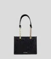 Karl Lagerfeld K/skuare Shiny Medium Tote Bag