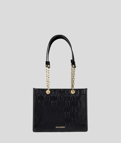 Karl Lagerfeld K/skuare Shiny Medium Tote Bag