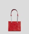 Karl Lagerfeld K/skuare Shiny Medium Tote Bag