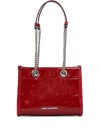 Karl Lagerfeld K/skuare Tote Bag In Red
