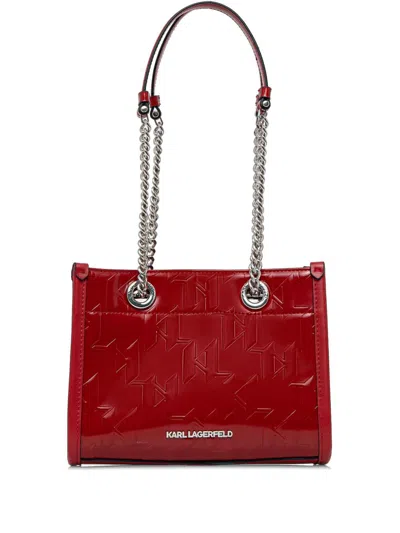 Karl Lagerfeld K/skuare Tote Bag In Red