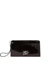 Karl Lagerfeld K/soiree Autograph Clutch Bag In Black