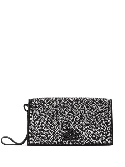 Karl Lagerfeld K/soiree Clutch Bag In Black