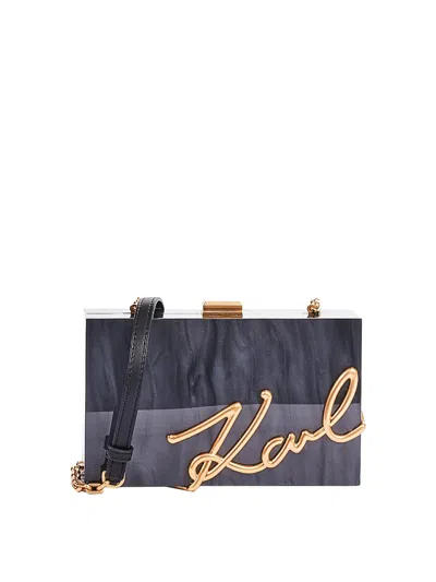 Karl Lagerfeld K/soiree Clutch In Black