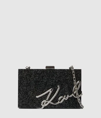 Karl Lagerfeld K/soirée Clutch In Black