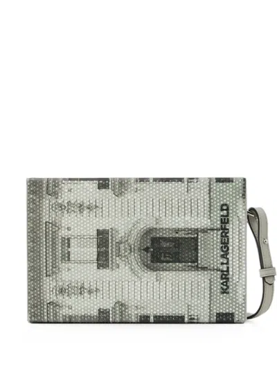Karl Lagerfeld K/soiree Rue St-guillaume Clutch In Multi