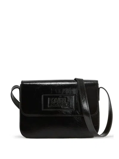 Karl Lagerfeld K/stone Cross Body Bag In Black