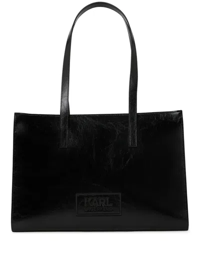 Karl Lagerfeld K/stone Tote Bag In Black