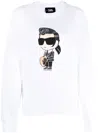 KARL LAGERFELD K/SUPERSTARS CREW NECK SWEATSHIRT