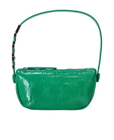 Karl Lagerfeld K/swing Shoulder Bag In Green