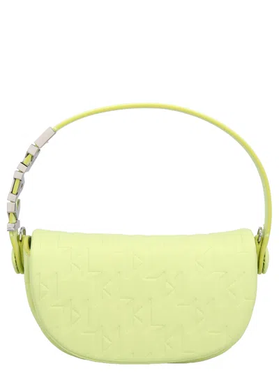 Karl Lagerfeld K/swing Sm Baguette Handbag In Green