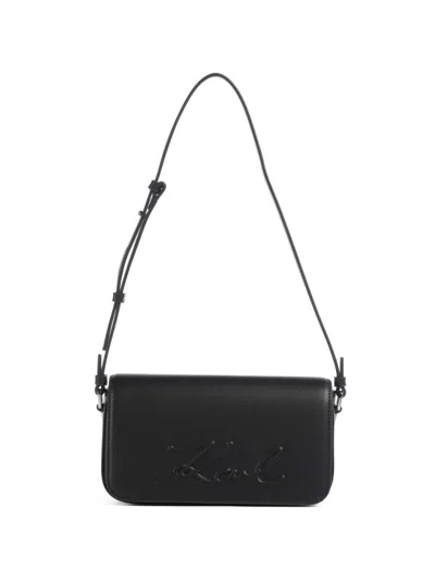 Karl Lagerfeld K/ville Shoulder Bag In Black