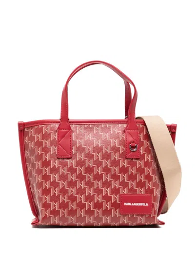 Karl Lagerfeld Kvoyage Tote Bag In Red
