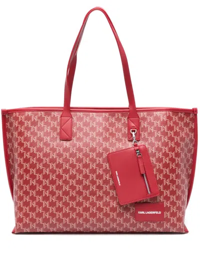 Karl Lagerfeld K/voyage Tote Bag In Red