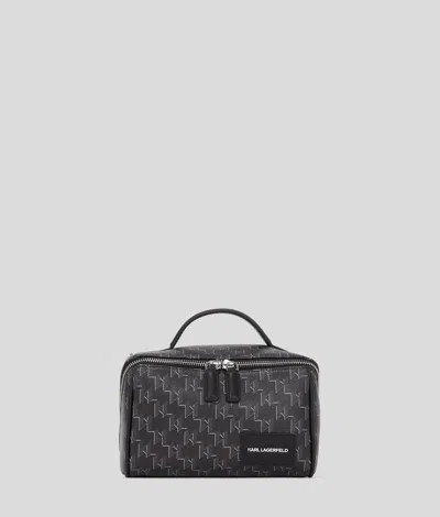Karl Lagerfeld K/voyage Wash Bag In Black
