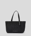 Karl Lagerfeld K/weave Grosse Tote-bag In Black