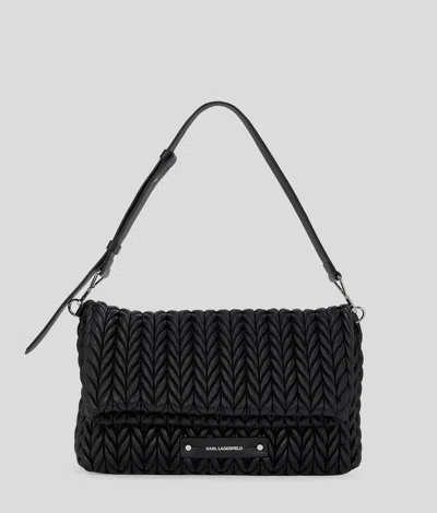 Karl Lagerfeld K/weave Large Shoulder Bag