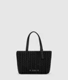 Karl Lagerfeld K/weave Medium Tote Bag In Black