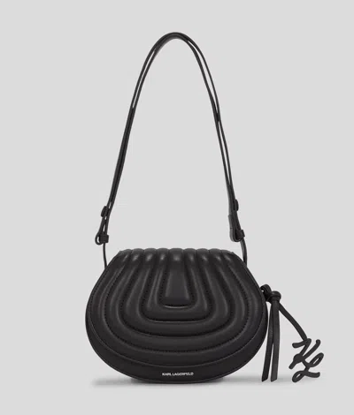 Karl Lagerfeld K/wellen Satteltasche In Black