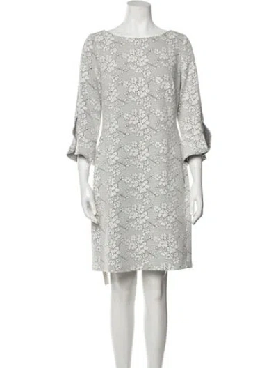 Pre-owned Karl Lagerfeld Lace Mini Dress In Neutral