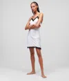 Karl Lagerfeld Lace Trim Negligee In Yellow
