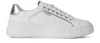 Karl Lagerfeld Lace-up Low-top Sneakers In White