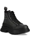 Karl Lagerfeld Lace-up Platform Boots In Black