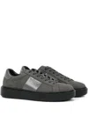 Karl Lagerfeld Lace-up Sneakers In Gray