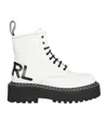 Karl Lagerfeld Lacing Ankle Boots In White