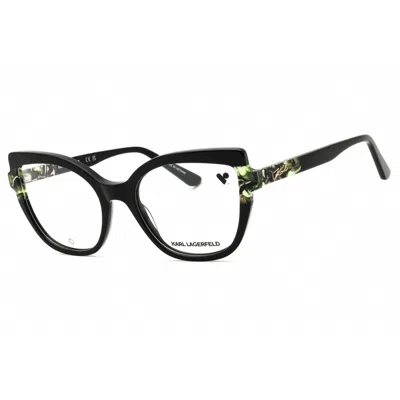 Karl Lagerfeld Ladies Black Cat Eye Eyeglass Frames Kl6132n