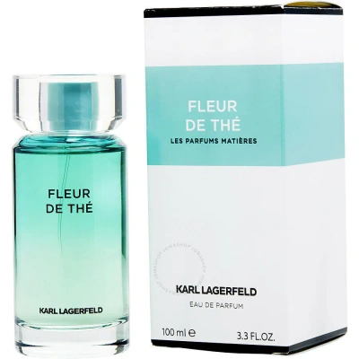 Karl Lagerfeld Ladies Fleur De The Edp Spray 3.4 oz Fragrances 3386460124843 In Green / White