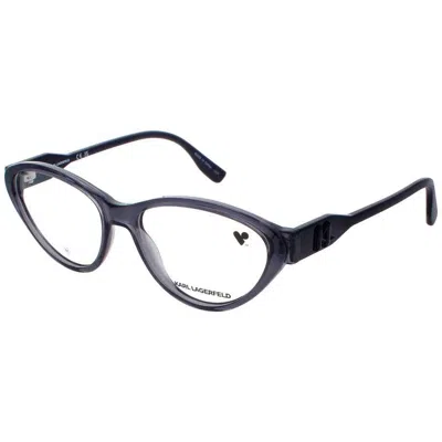Karl Lagerfeld Ladies Grey Rectangular Eyeglass Frames Kl-kl6109-020-54