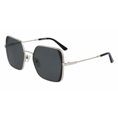 Karl Lagerfeld Ladies' Sunglasses  Kl340s-710  56 Mm Gbby2 In Black
