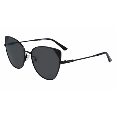 Karl Lagerfeld Ladies' Sunglasses  Kl341s-001  56 Mm Gbby2 In Black