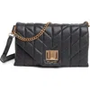 Karl Lagerfeld Lafayette Demi Crossbody Bag In Black/gold