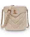 Karl Lagerfeld Lafayette Leather Crossbody Bag In Brown
