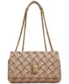 Karl Lagerfeld Lafayette Leather Shoulder Bag In Otml Bskt