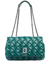 Karl Lagerfeld Paris Lafayette Shoulder Bag In Veridian