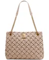 Karl Lagerfeld Lafayette Leather Tote In Otml Bskt