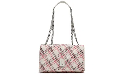 Karl Lagerfeld Lafayette Medium Leather Shoulder Bag In Light Pink Multi