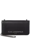 Karl Lagerfeld Lafayette Wallet On Chain In Black