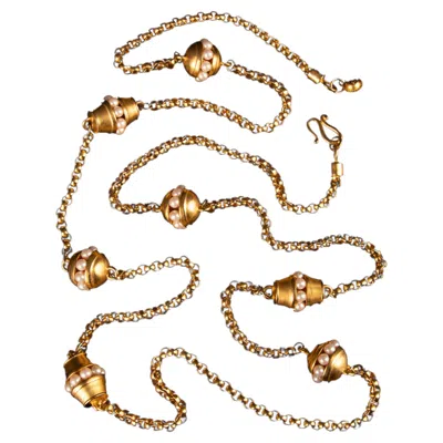 Pre-owned Karl Lagerfeld Lagerfeld Sautoir Necklace By  Circa 1995 In Multi